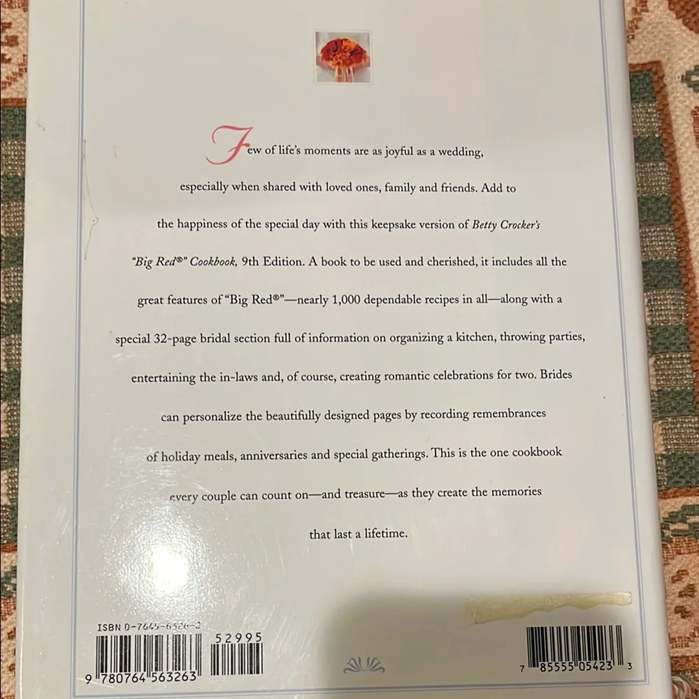 Betty Crocker Bridal Edition Cookbook Special Keepsake